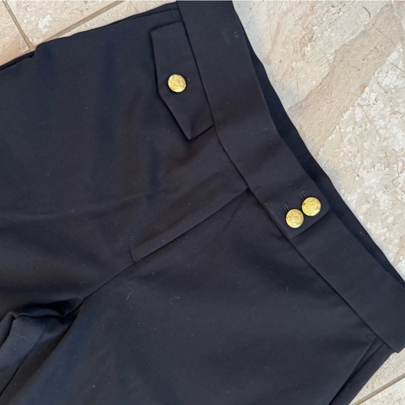 Susan Graver Tailored size M black Pants with Gold Accents - Picture 2 of 4